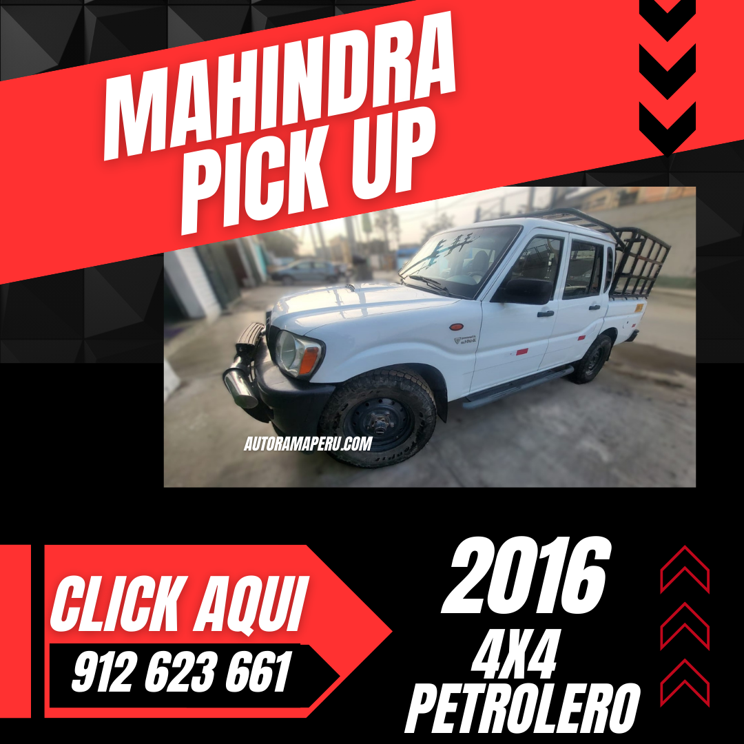 MAHINDRA PICK UP 2016